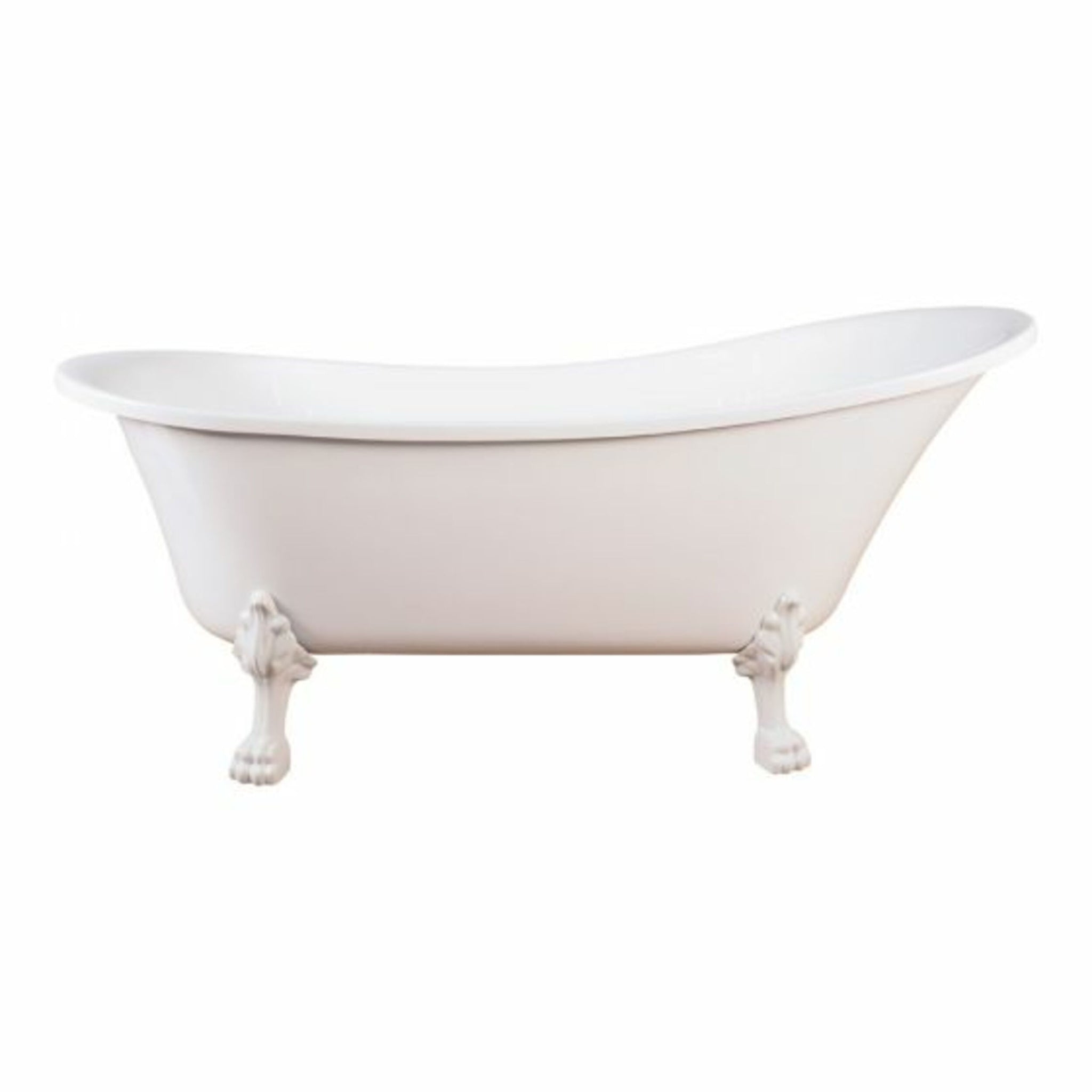 Alto White Bath 1700mm with White Feet Package