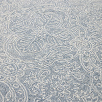 Henna Handtufted NZ Wool Rug Blue 150x240cm