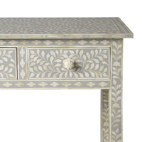 Nora Bone Inlay Console Table Grey