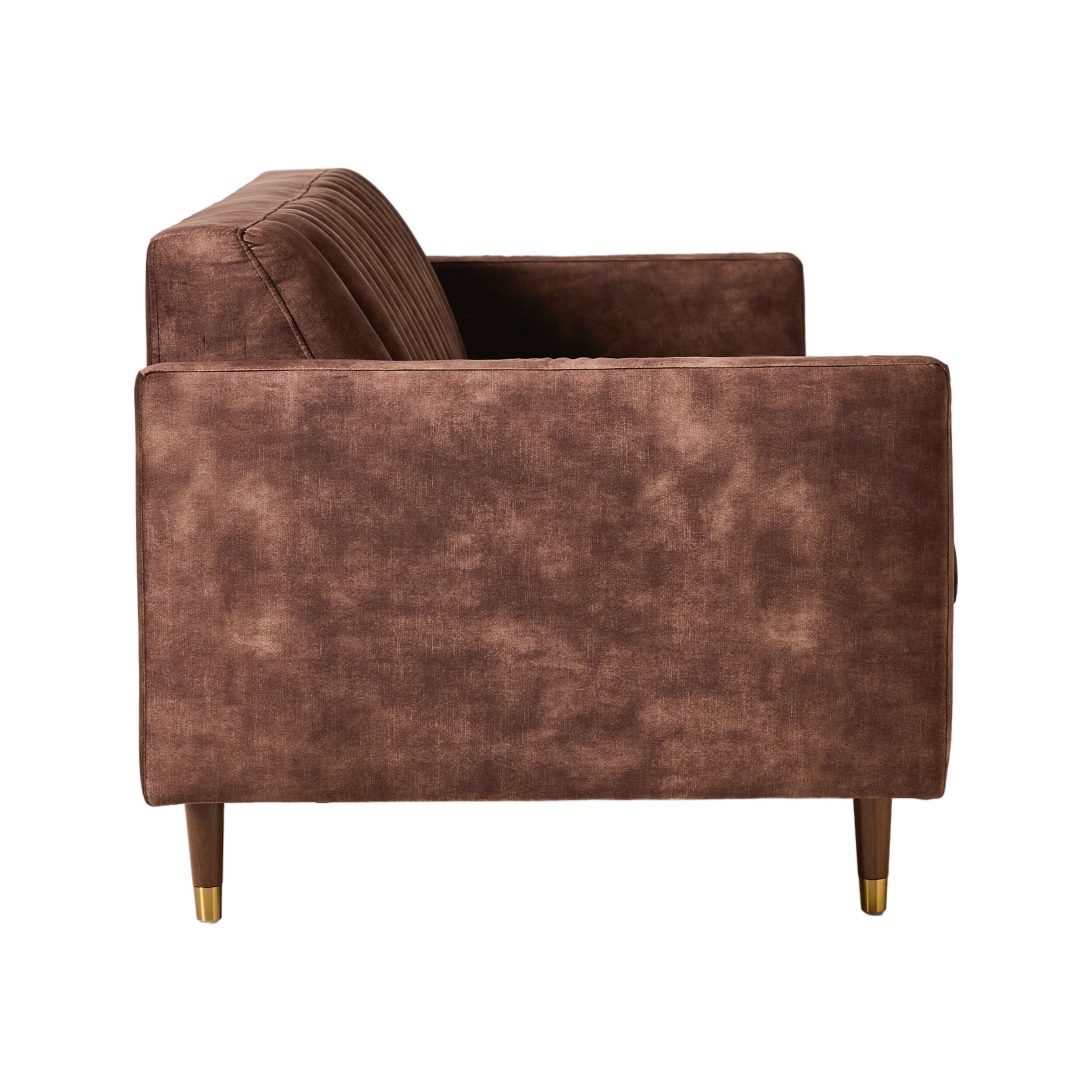 Stitch 3 Seater Sofa Haven Chocolate