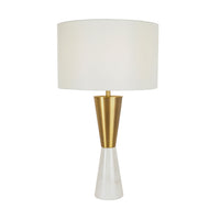 Kalama Marble Metal Table Lamp 68cm