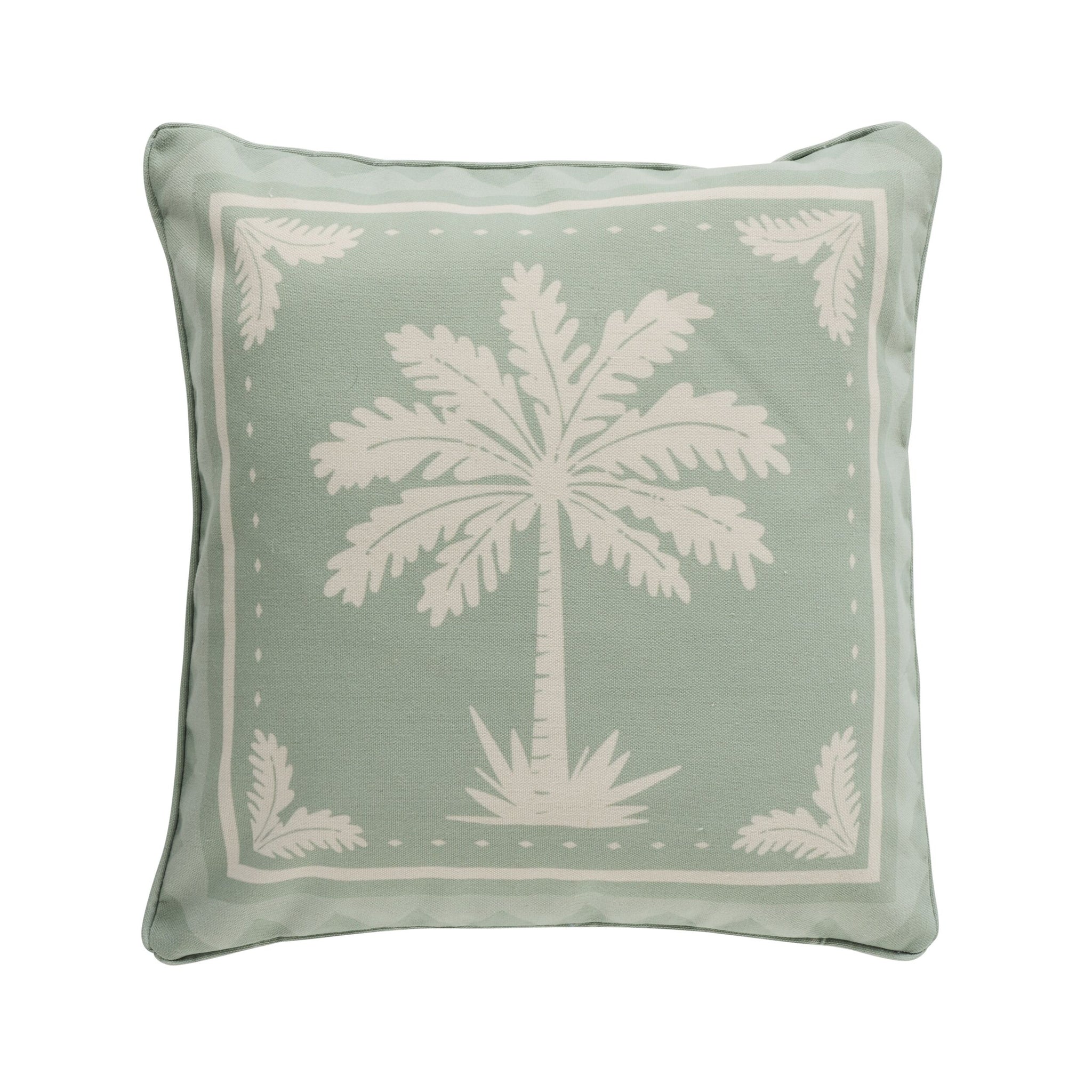 Aruba Sage Palm Mirage Outdoor Cushion 45x45cm