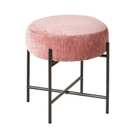 Mads Round Footstool Cascade Rose