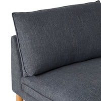 Whitehaven Armless Modular Chair Atlantic Blue