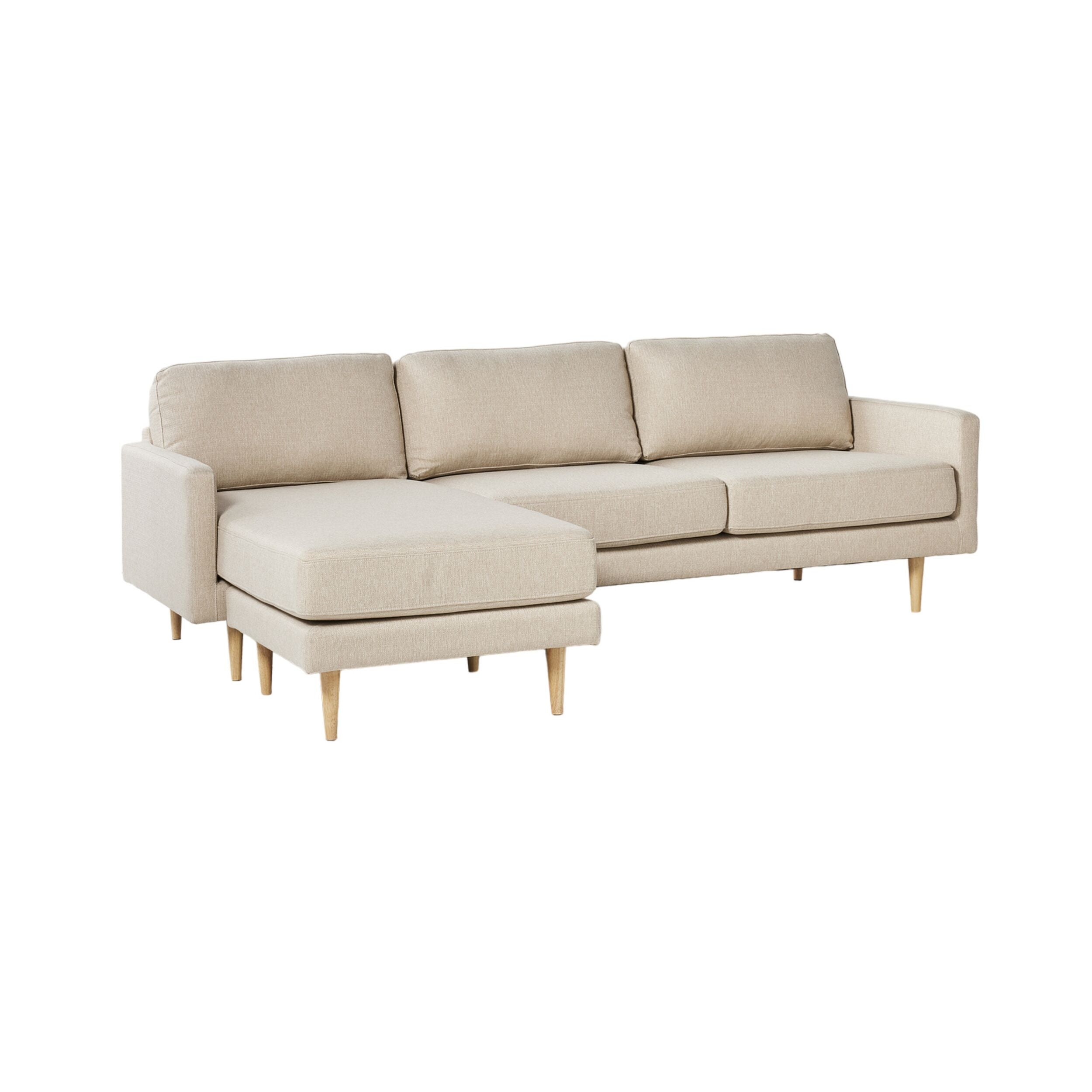 Boden 3 Seater Sofa with Reversible Chaise Amalfi Parchment