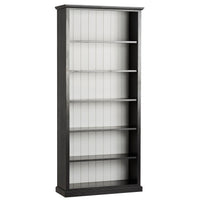 Armand Tall Bookcase 210 x 95cm Black