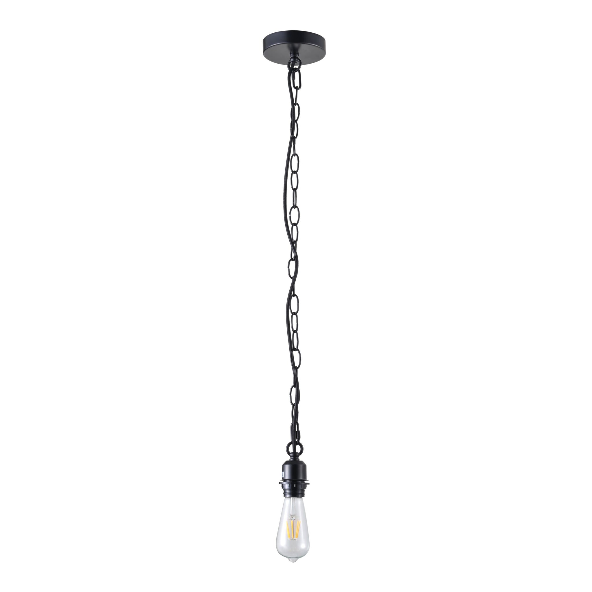Chain cord suspension 150cm Black