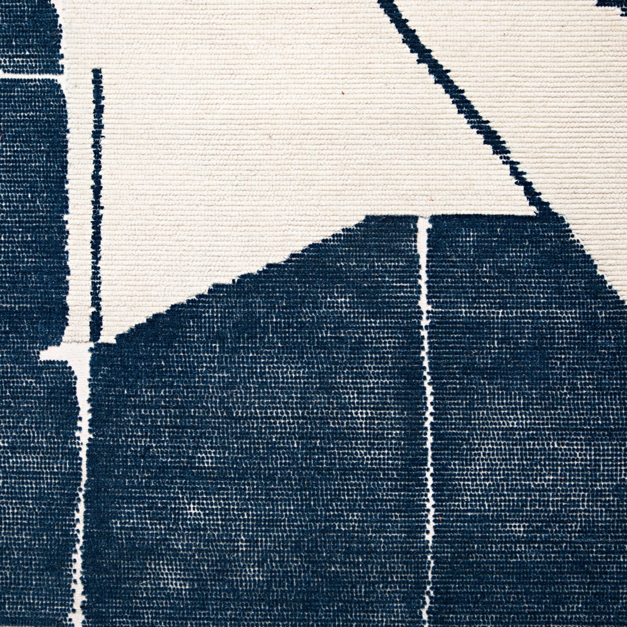 Nova  Abstract Handtufted Navy & Cream Rug 240x150cm