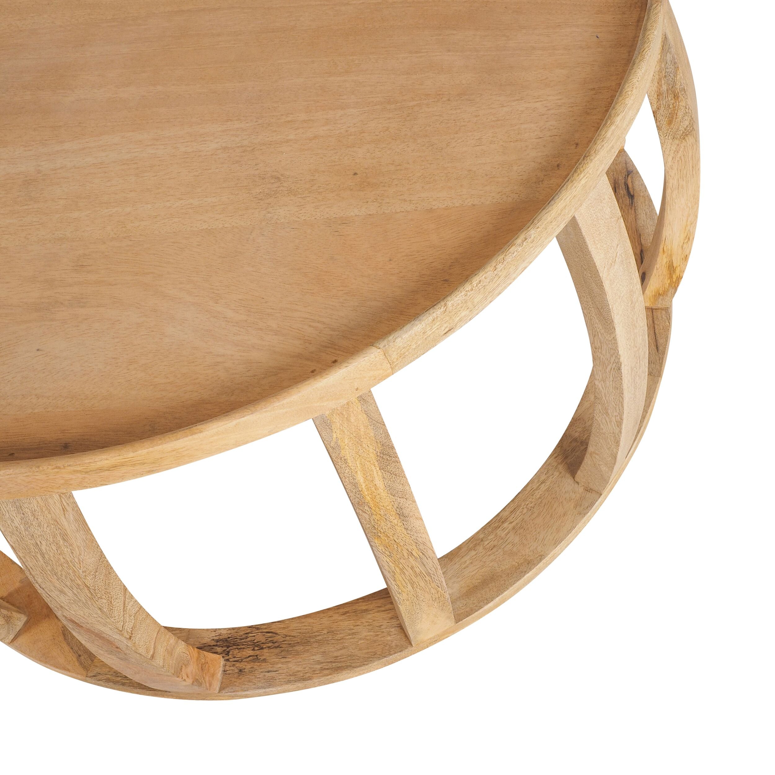 Ink Round Coffee Table Natural