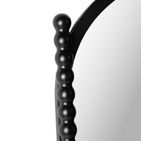 Orla Bobbin Floor Mirror Black