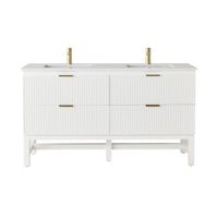 Lennox Double Vanity White 1550mm