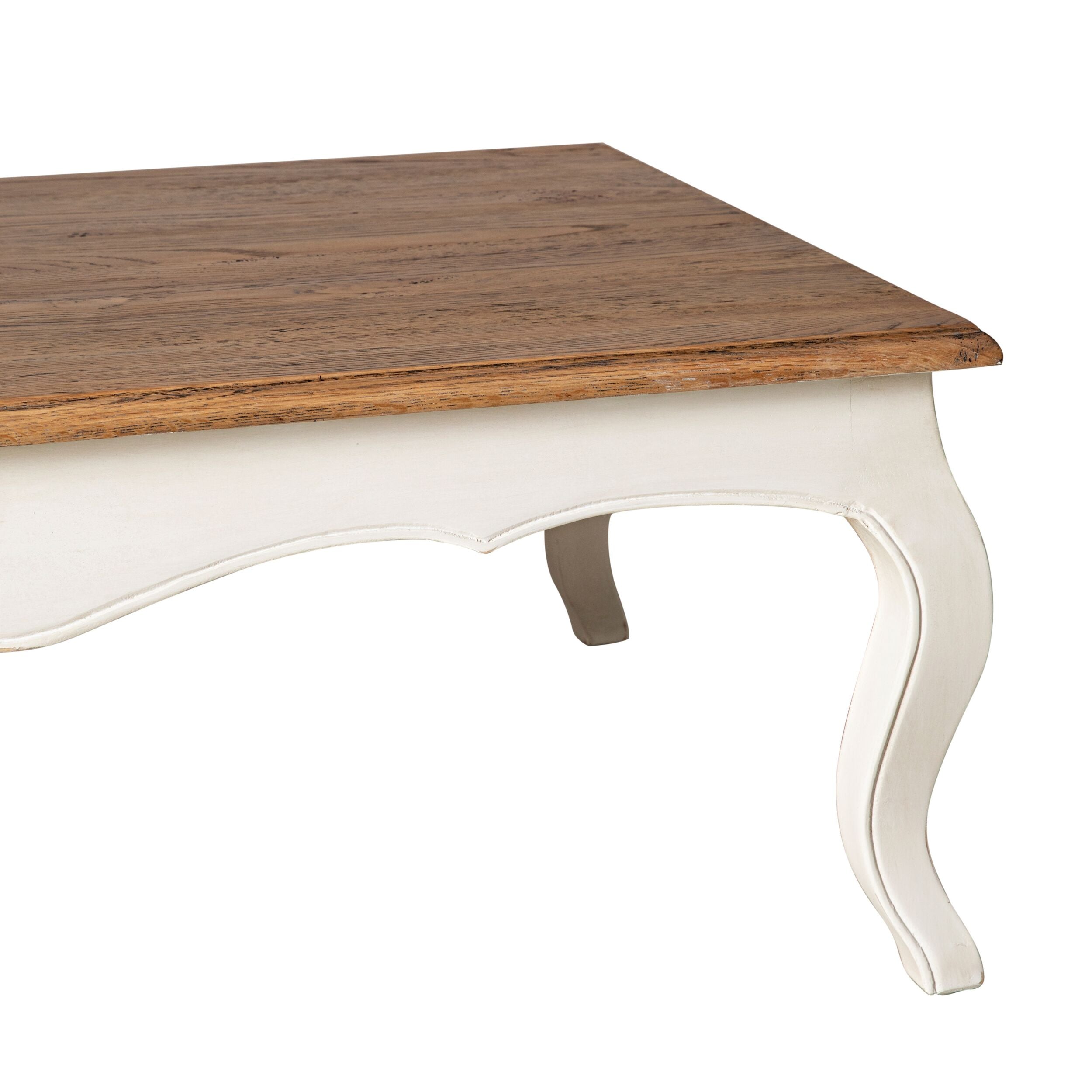 Provincial Oak Coffee Table White