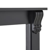 Belford Freestanding Mantel Black 126cm