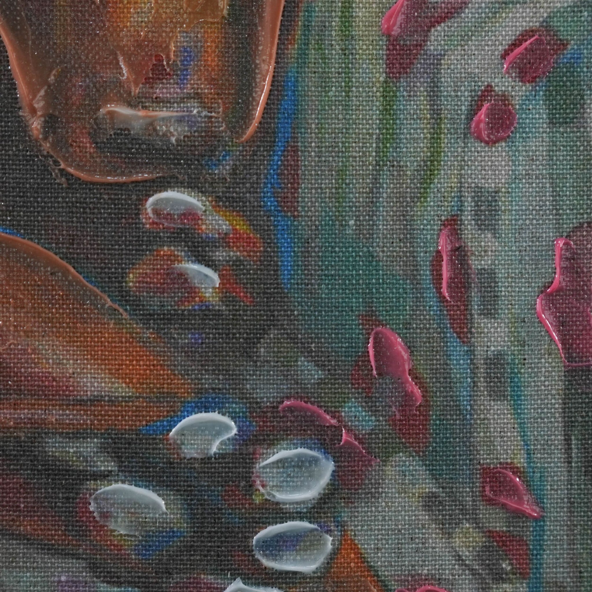 Couch Companions Vizsla Framed Textured Print 40x30cm