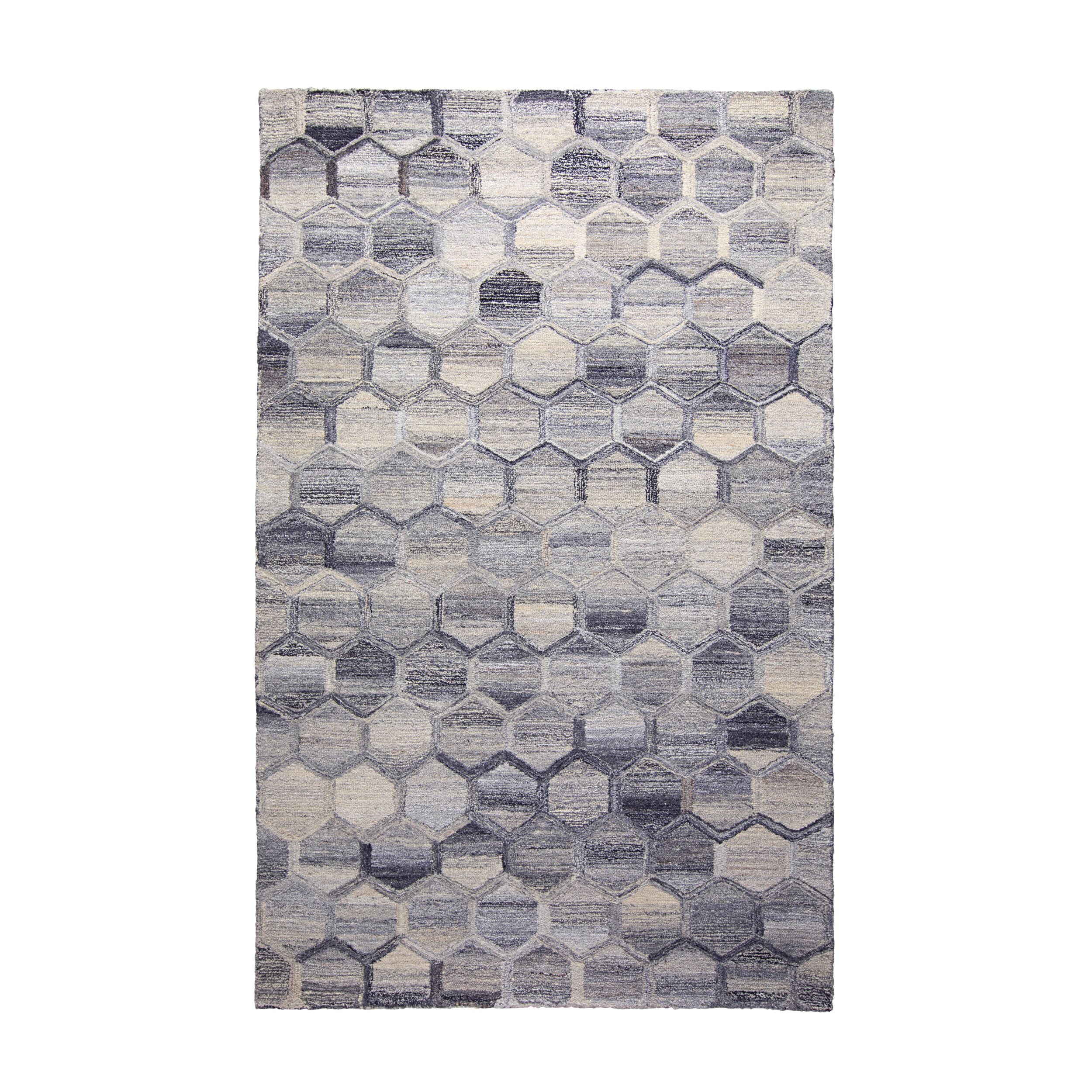 Deco Honeycomb Hand Tufted Rug 240x150cm