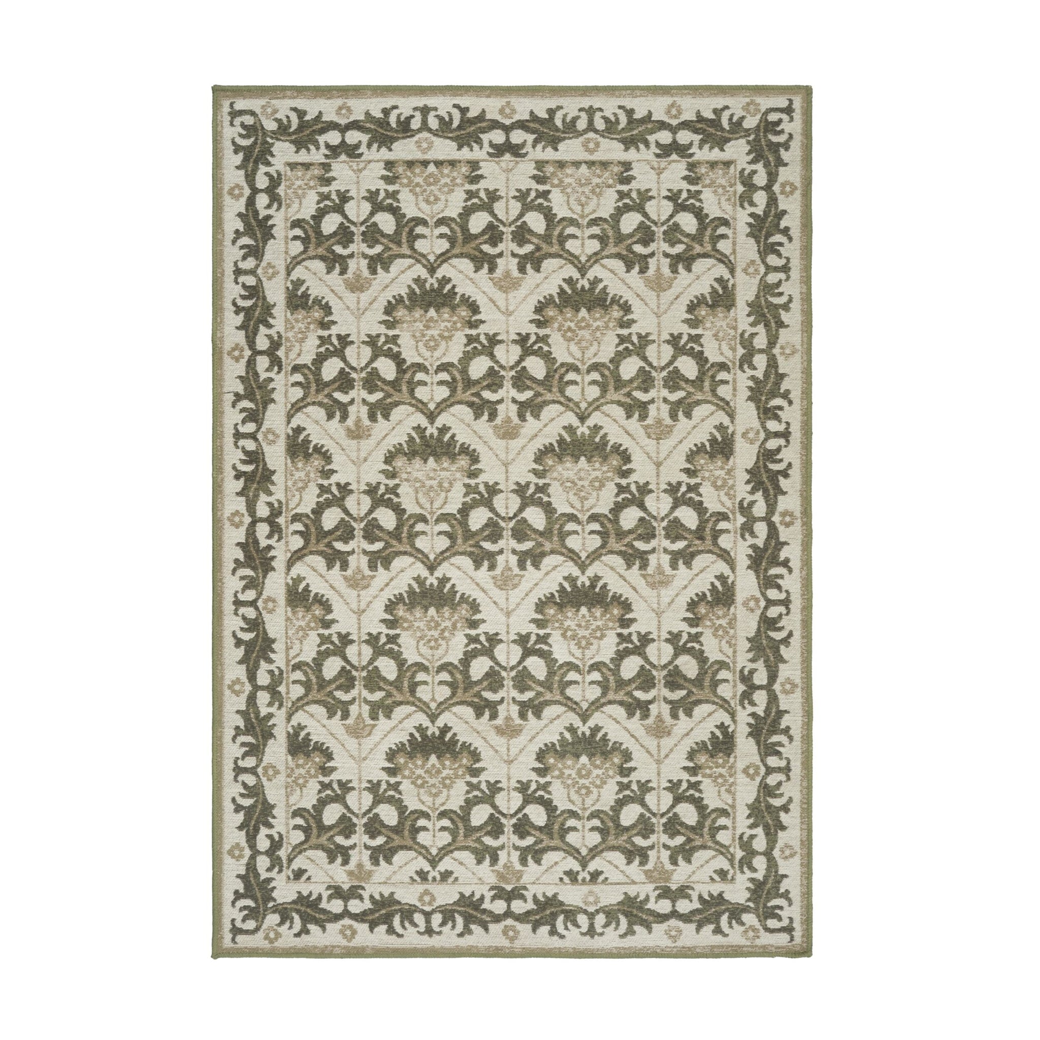 Mystic Loom Indoor Outdoor Rug Stone Arabesque 100x150cm