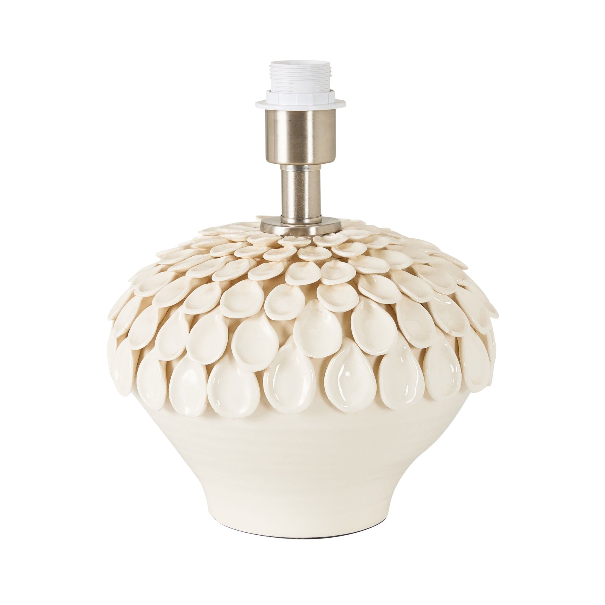 Petra Table Lamp White Base Only 24x18cm