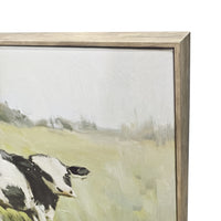 Daisy's Meadow Framed Textured Print 100x75cm