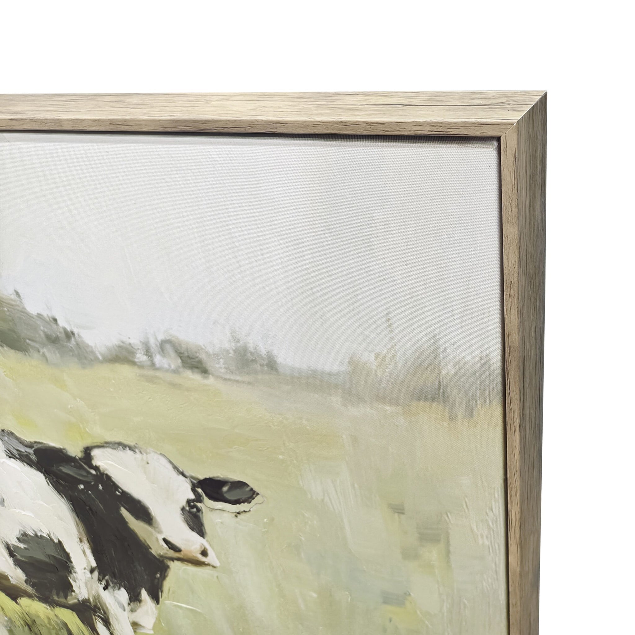 Daisy's Meadow Framed Textured Print 100x75cm