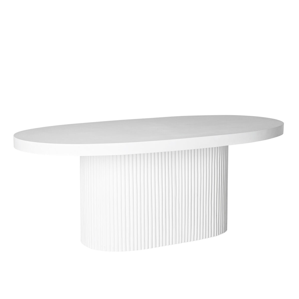 Ripple Curved Outdoor Dining Table 200cm with Ripple Curved Outdoor Dining Bench Package