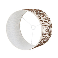 Embroidered Nomad Shade Latte 45cm