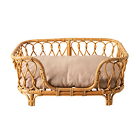 Kahlua Twist Rattan Pet Bed 90x55x40cm