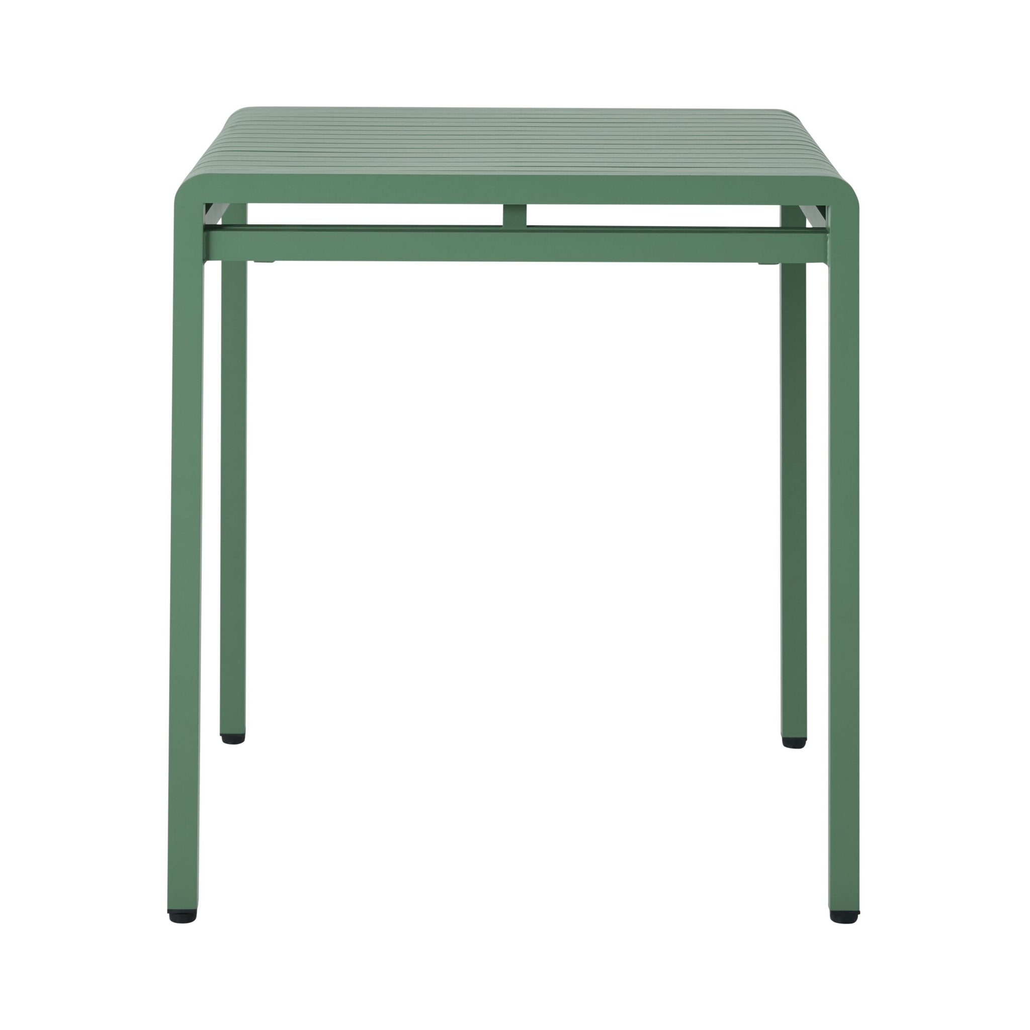 Tomi Aluminium Dining Table 70cm Moss Green