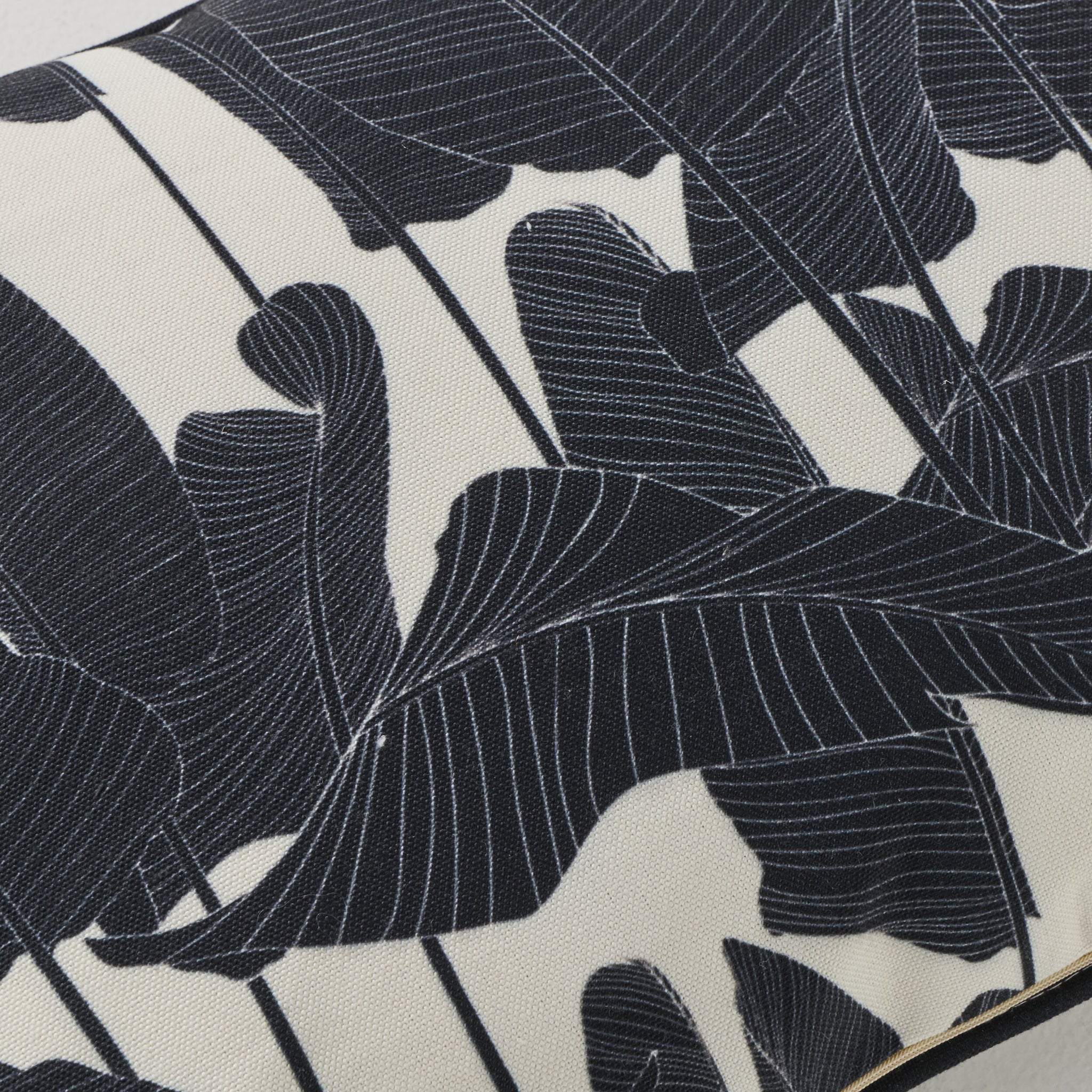 Aruba Night Leaf Outdoor Cushion 35x55cm