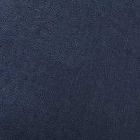 Hamptons French Linen Cushion Washed Navy 50x50cm