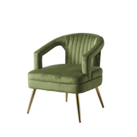 Demi Velvet Armchair Green