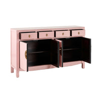 Sansha 4 Door & 4 Drawer Sideboard Blush Pink