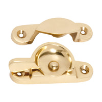 1600 Sash Fastener Classic Polished Brass L65xW25mm