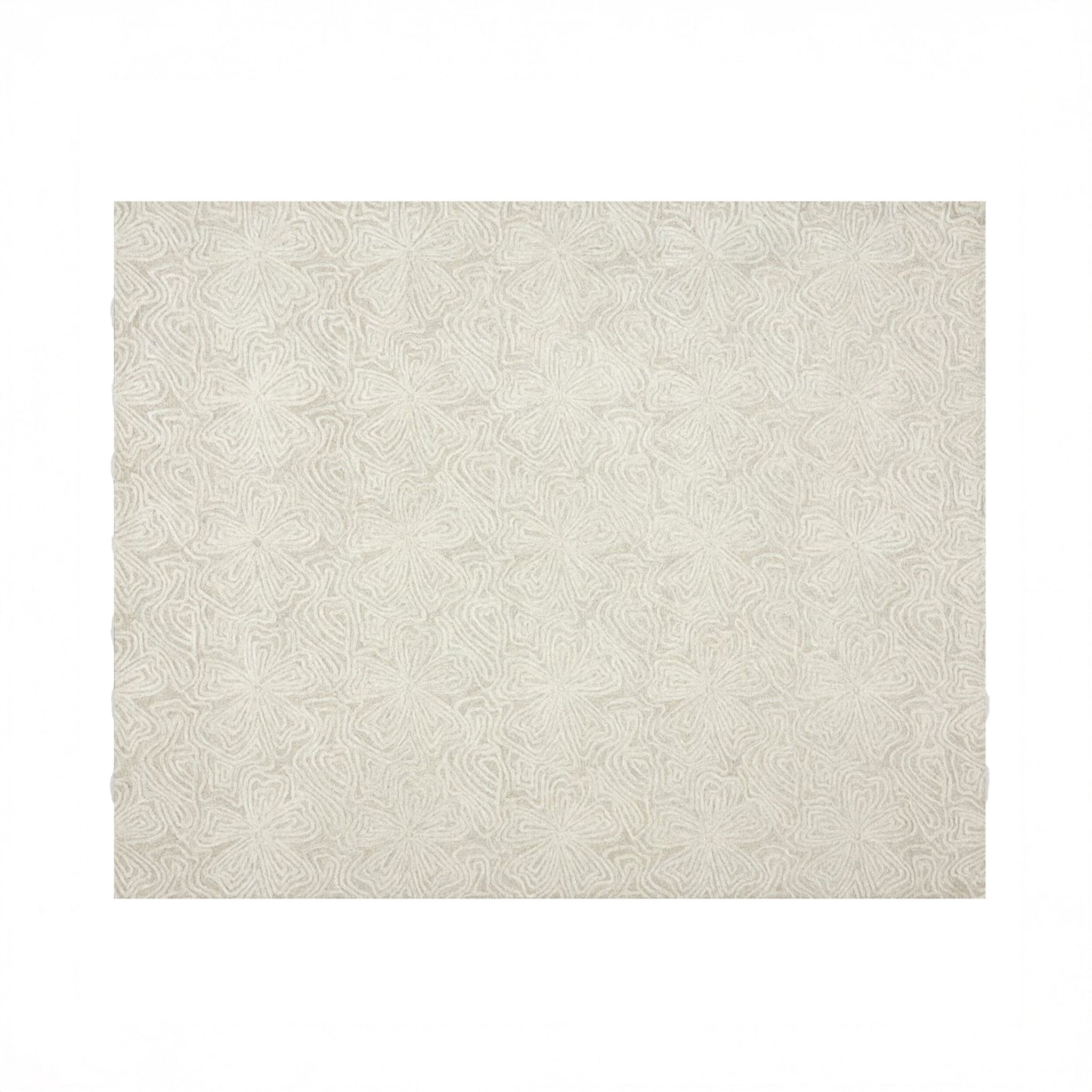 Floral Etchings Wool Rug 240x300cm