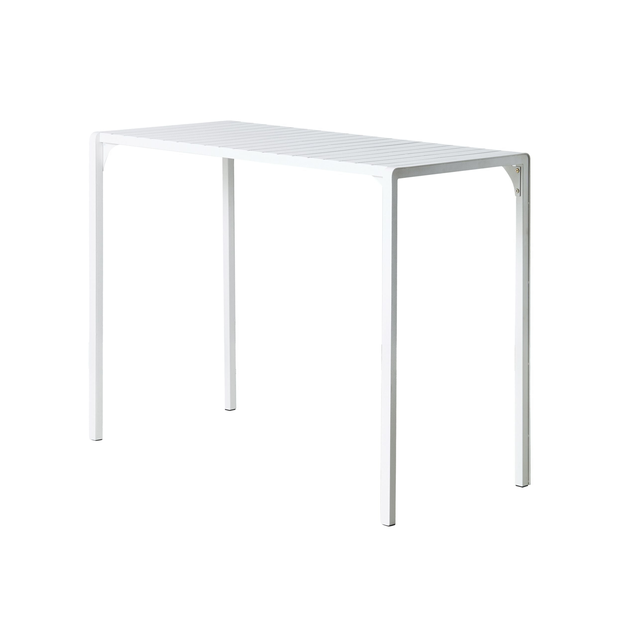 Kace Outdoor Bar Table White 140cm