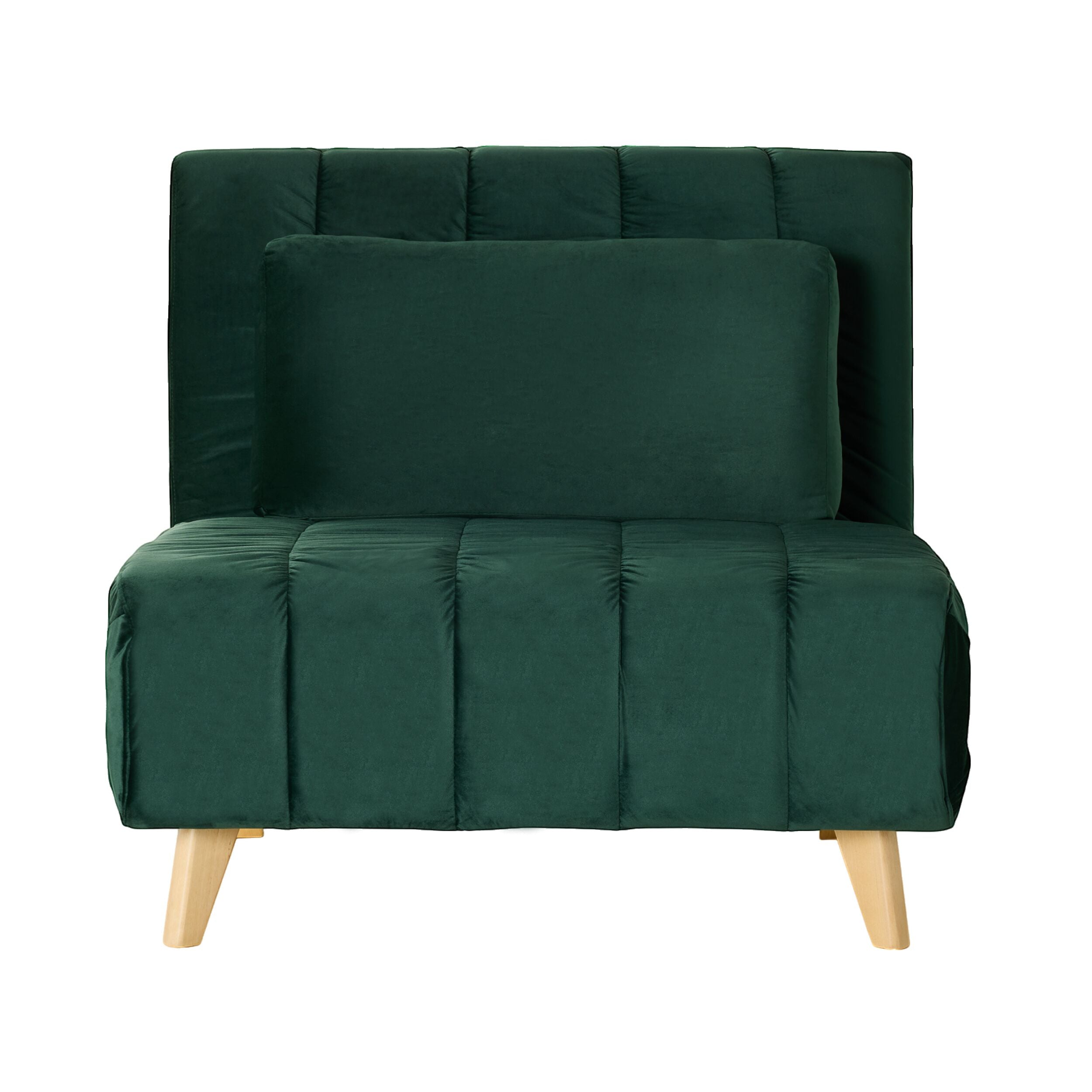 Stradbroke Single Sofa Bed Emerald Green