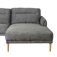 Corbyn 3 Seater Sofa Soft Blend Marle with Right Chaise C-038