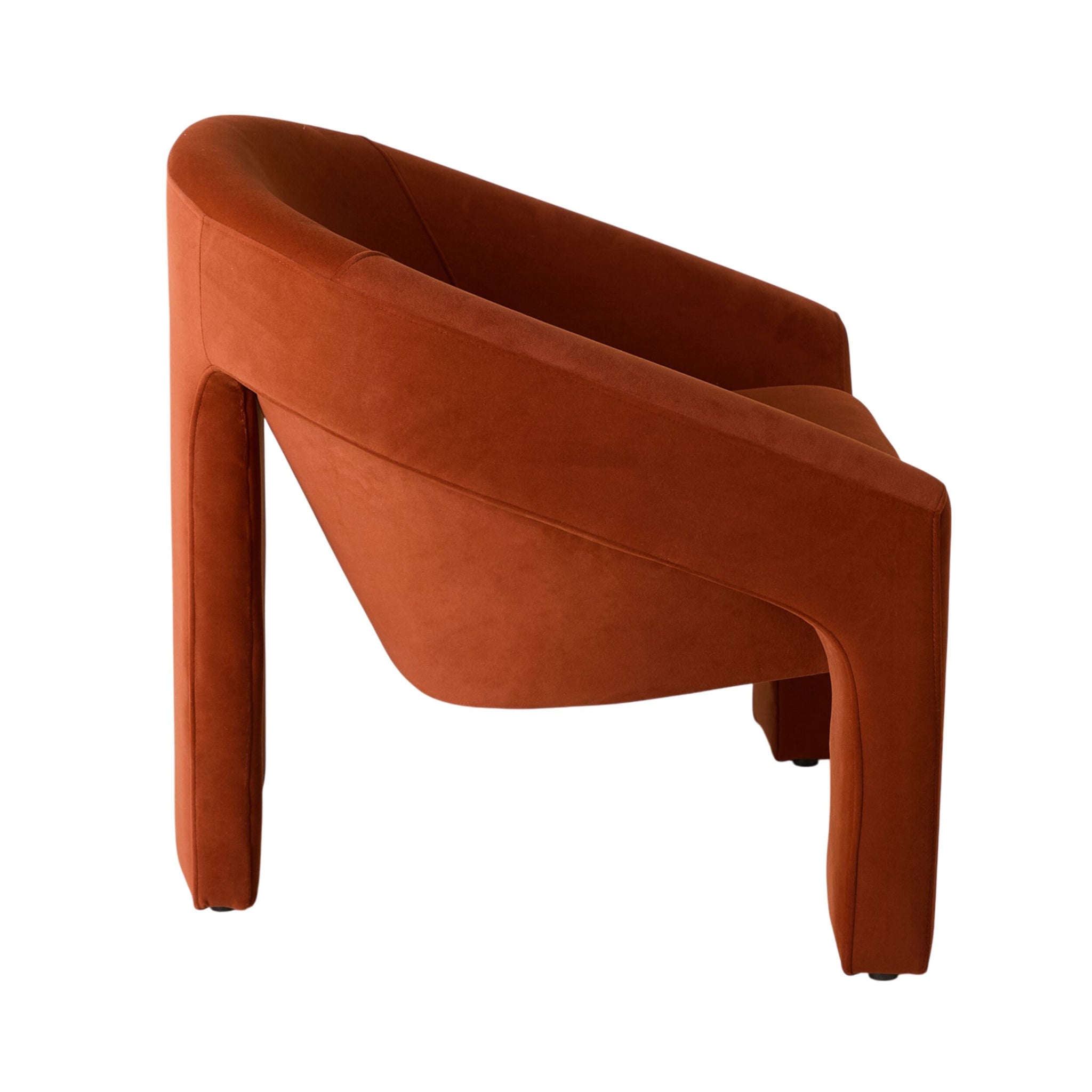 Luka Occasional Chair Velvet Copper