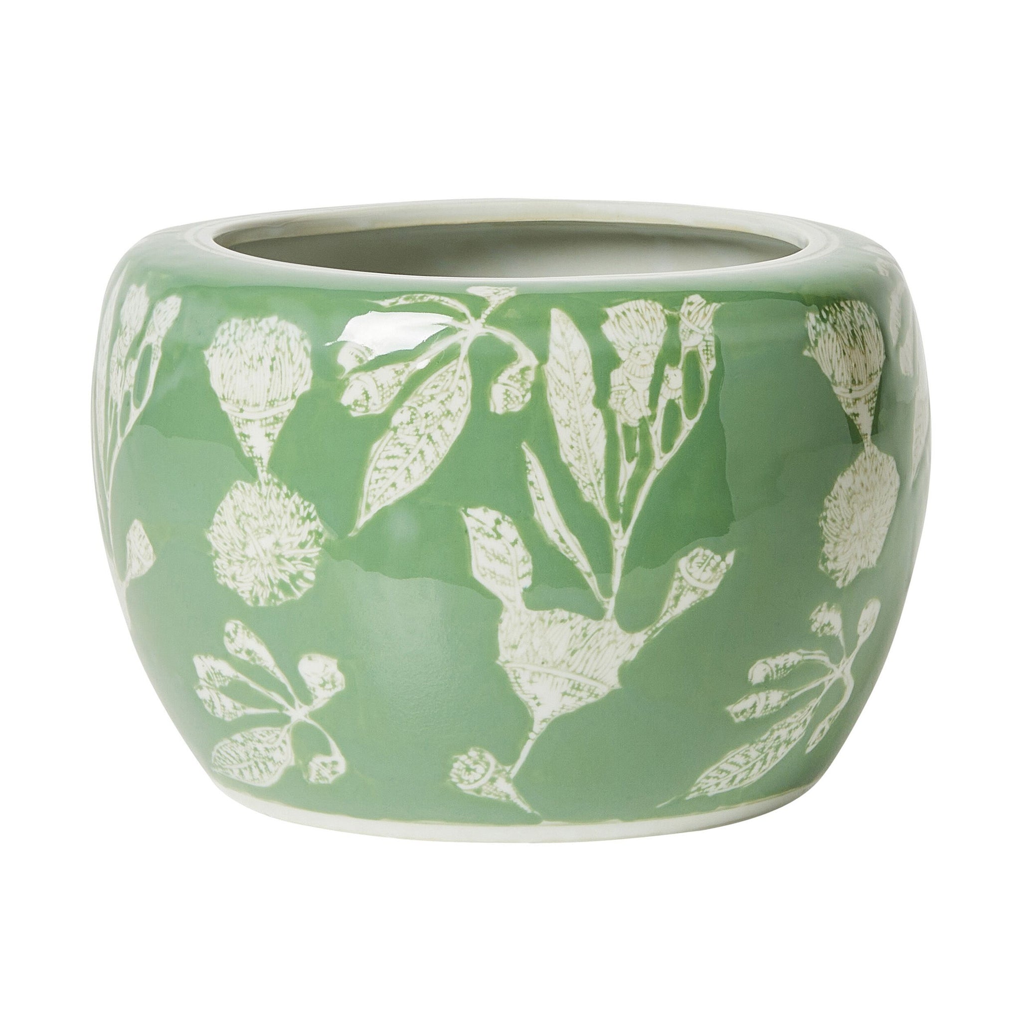 ceramic plant pots nz Celadon Verde Plant Pot 24.5x24.5x17cm – Early Settler NZ