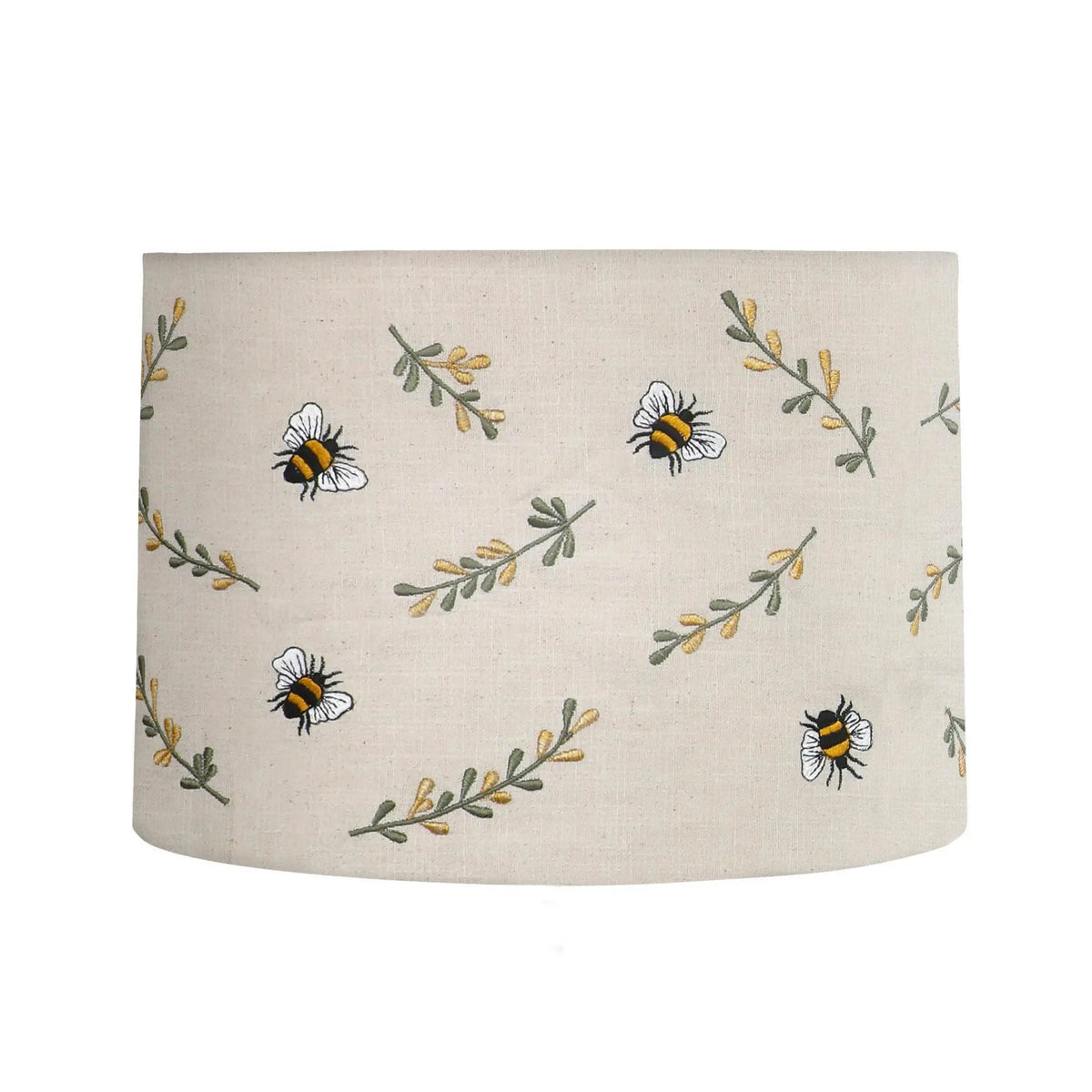 Embroidered Bee Shade Yellow 45cm