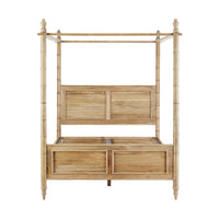 Hampton Mango Wood King Canopy Bed (NZ Super King)