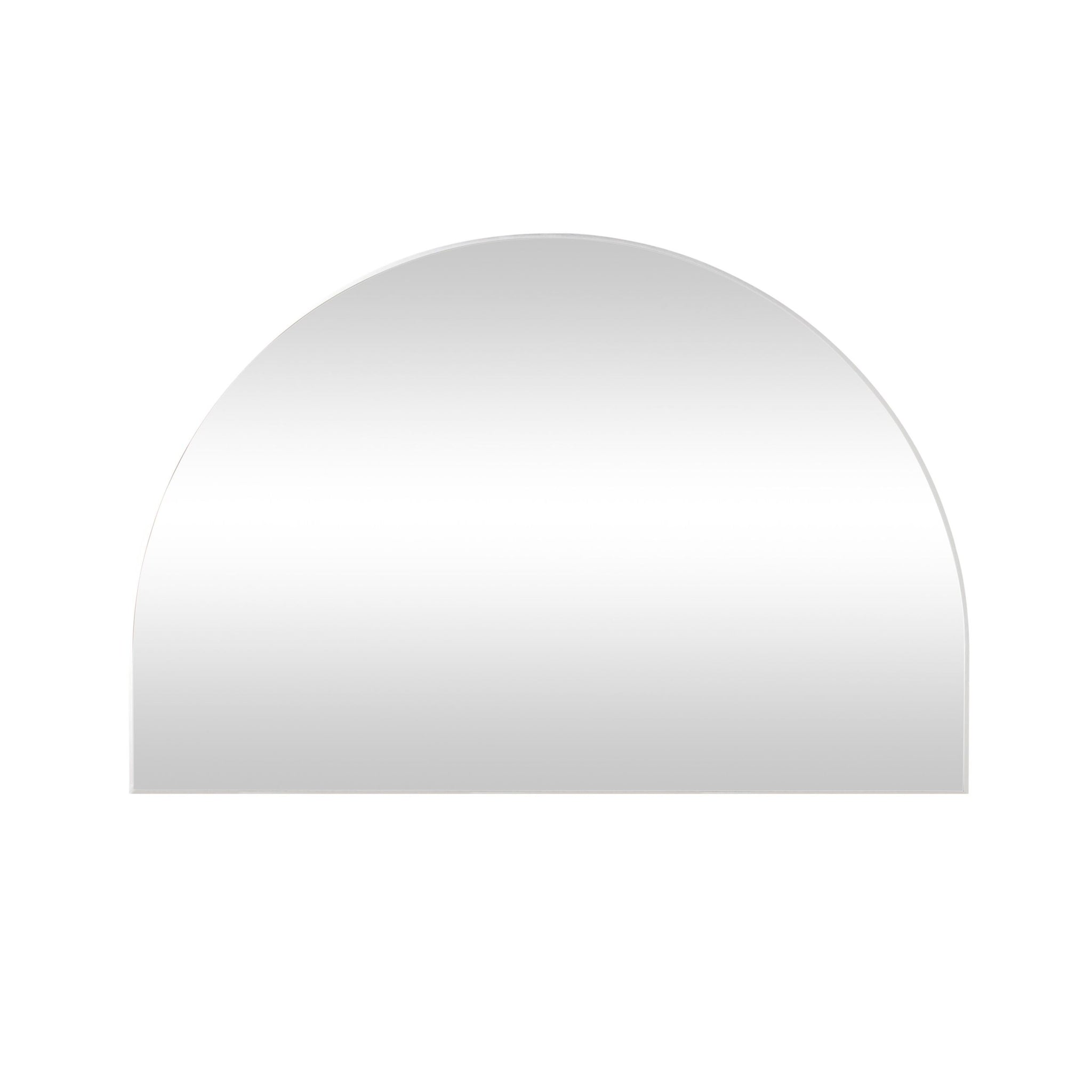 Ovale Arch Mirror 100x150cm Brushed Silver