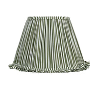 Colette Pleated Tapered Shade Green25cm
