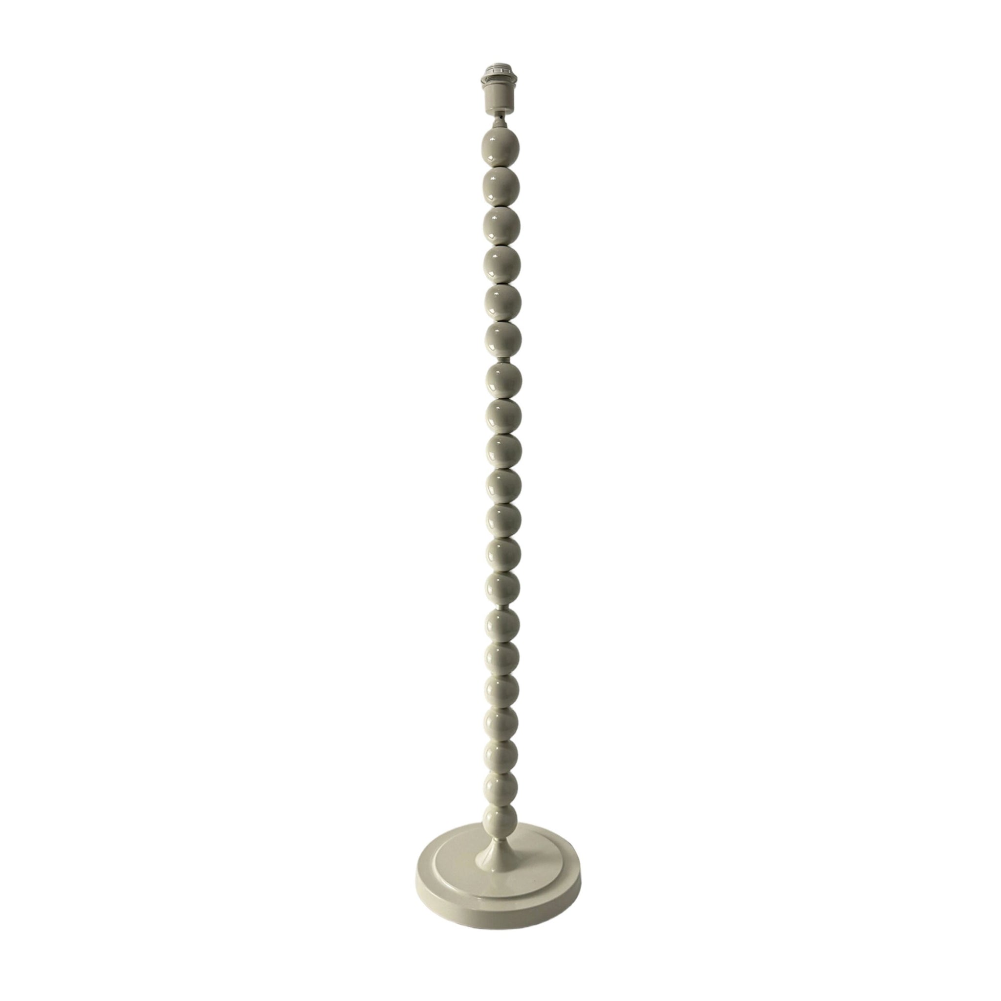 Carousel Metal Floor Lamp Base Ivory 126cm
