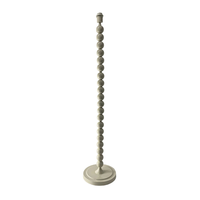 Carousel Metal Floor Lamp Base Ivory 129cm