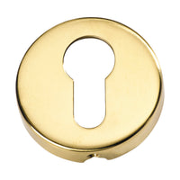 2040 Escutcheon Sheet Brass Euro Polished Brass D50xP10mm