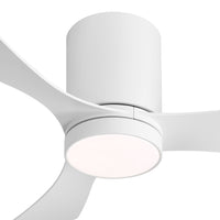 Cove Hugger 106cm Indoor DC Fan - White with White ABS Blades