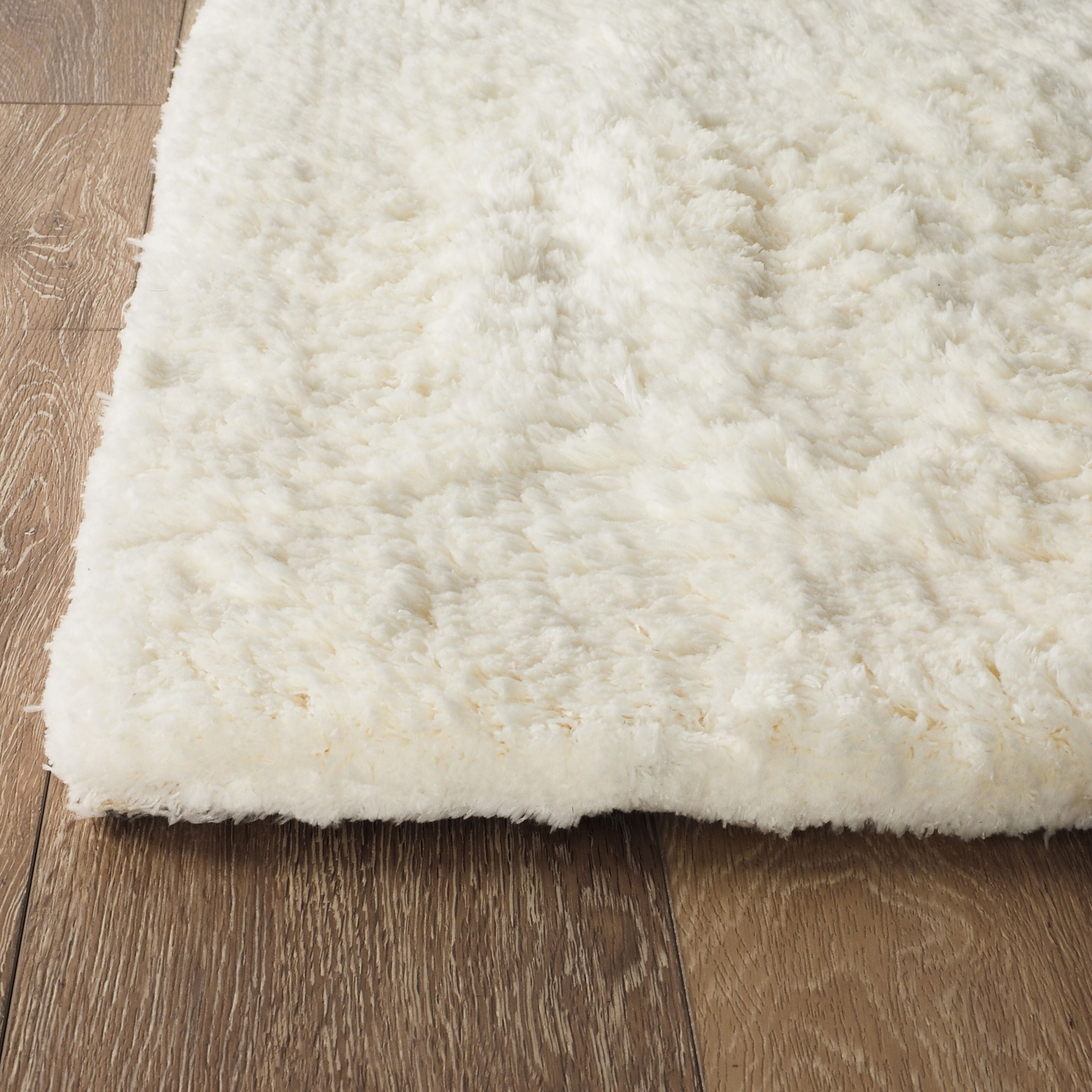 Smooth White Rug Tufted Super Soft White Rug 150x80cm – Early Settler NZ