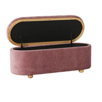 Sallie Storage Bench Cascade Blush