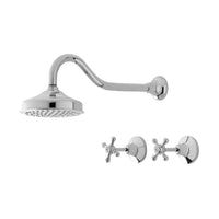 Rochelle 6in Shower Set Chrome