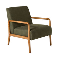 Hayes Occasional Chair Dark Green Weave